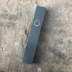 בית מזוזה אפור רימון