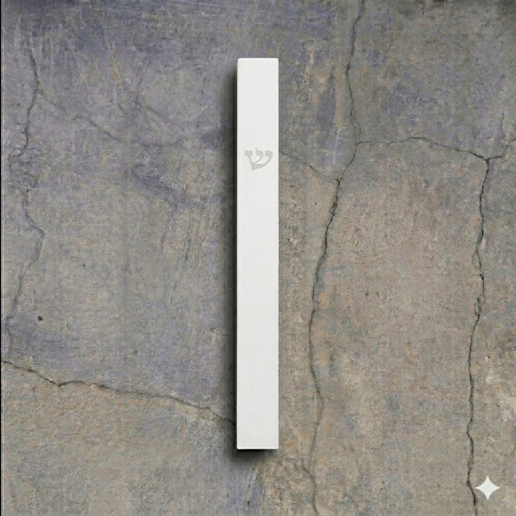 בית מזוזה שפע לבן